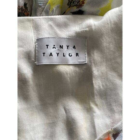 TANYA TAYLOR Blaire Floral Wrap Flounce‎ Dress - Picture 8 of 9